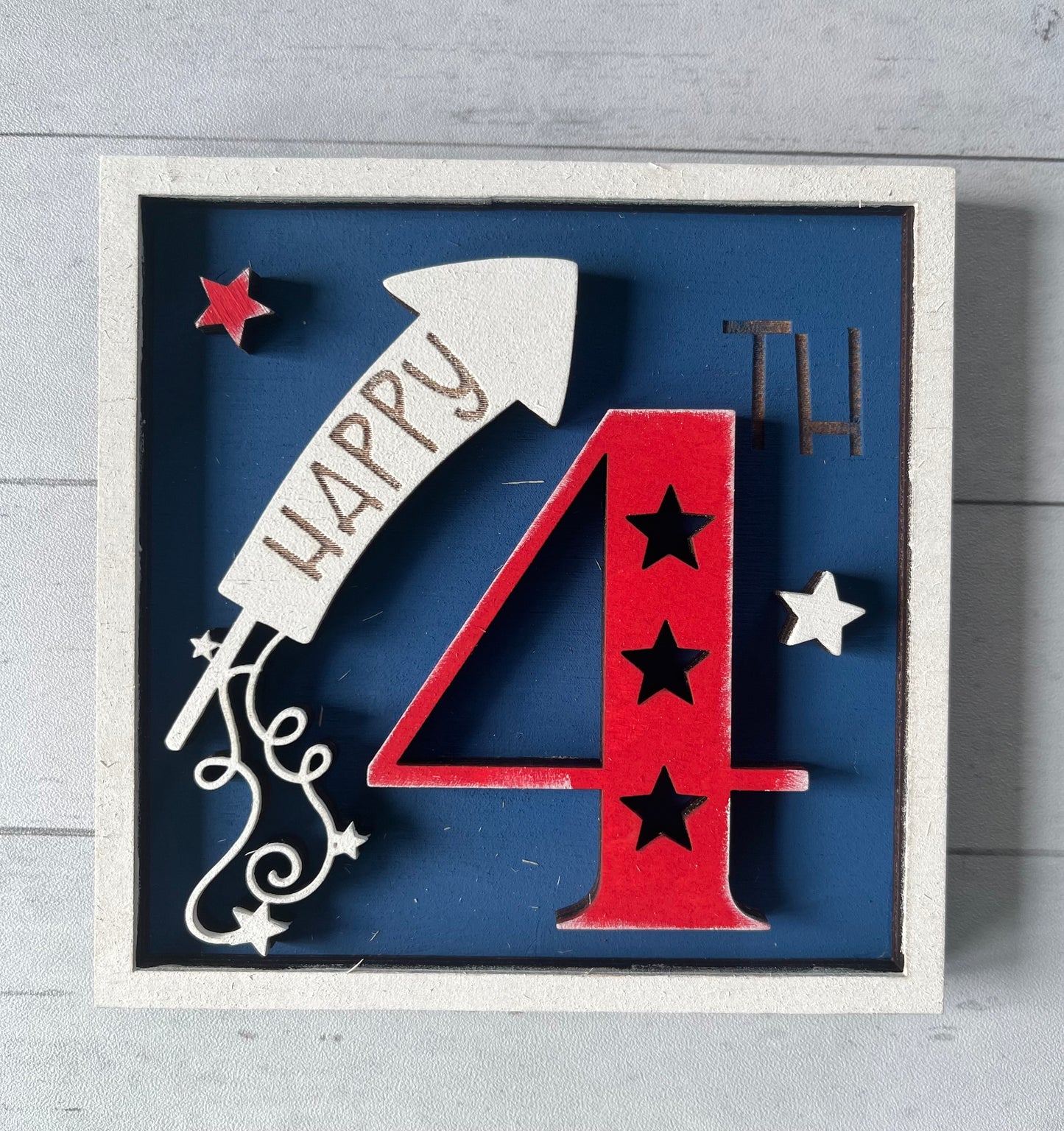 Happy 4th Ladder Tile