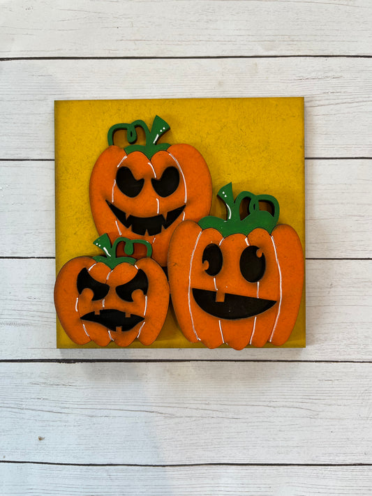 Scary Pumpkins Ladder Tile