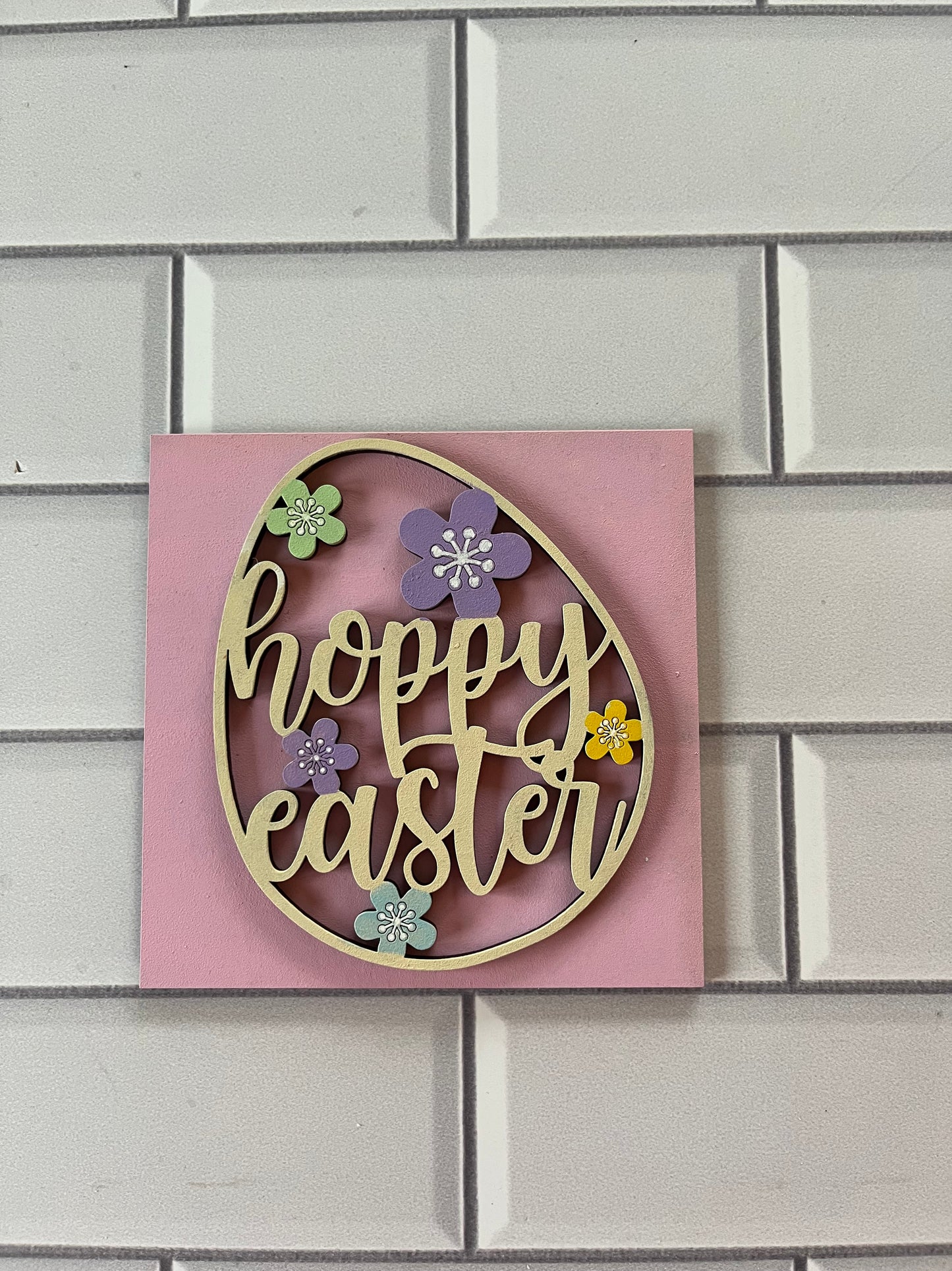 Hoppy Easter Egg Ladder Tile