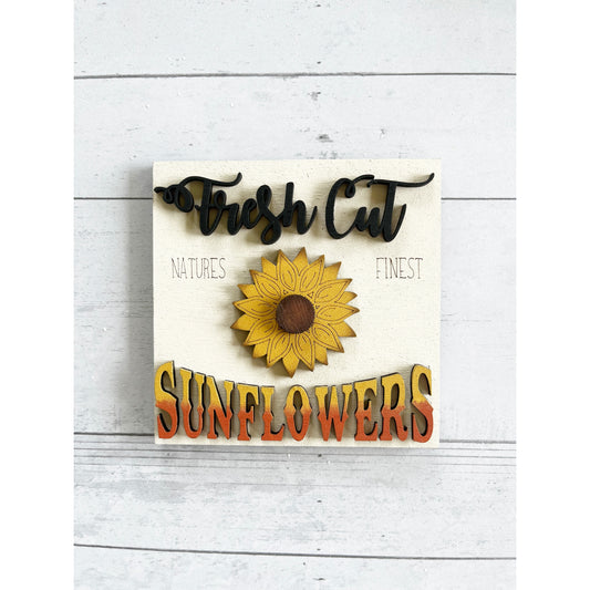Fresh Cut Sunflower Ladder Tile