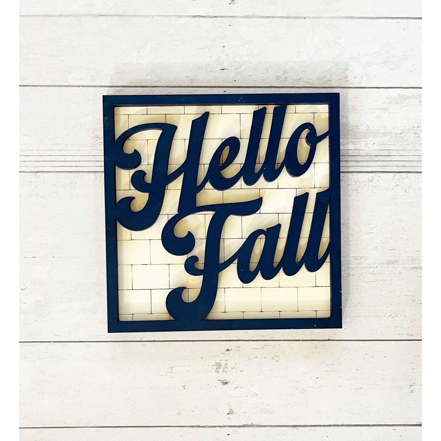 Hello Fall Tiered Tray