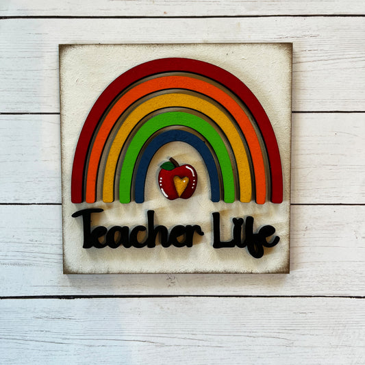 Teacher Life Ladder Tile