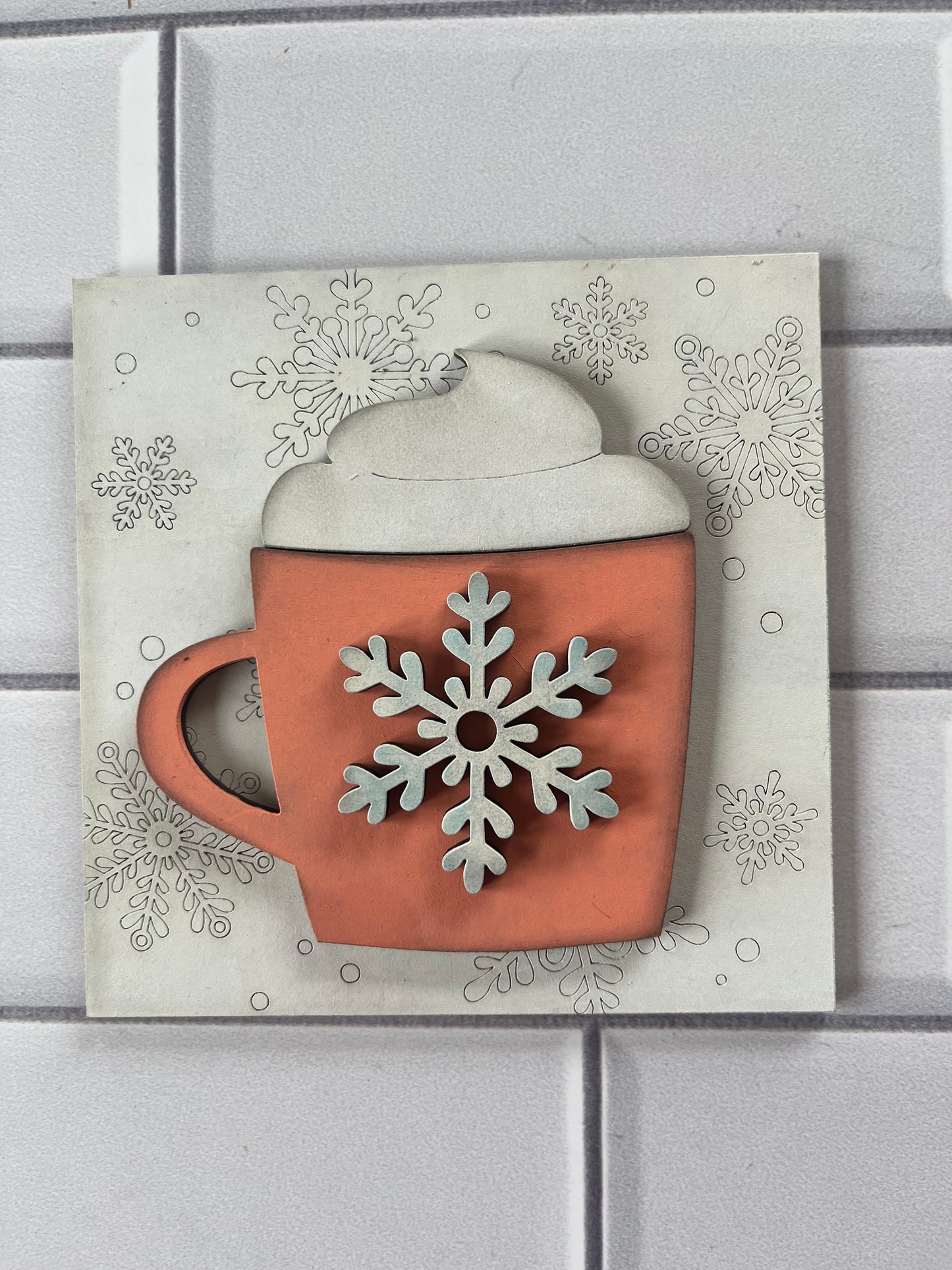 Snowflake Cup Ladder Tile