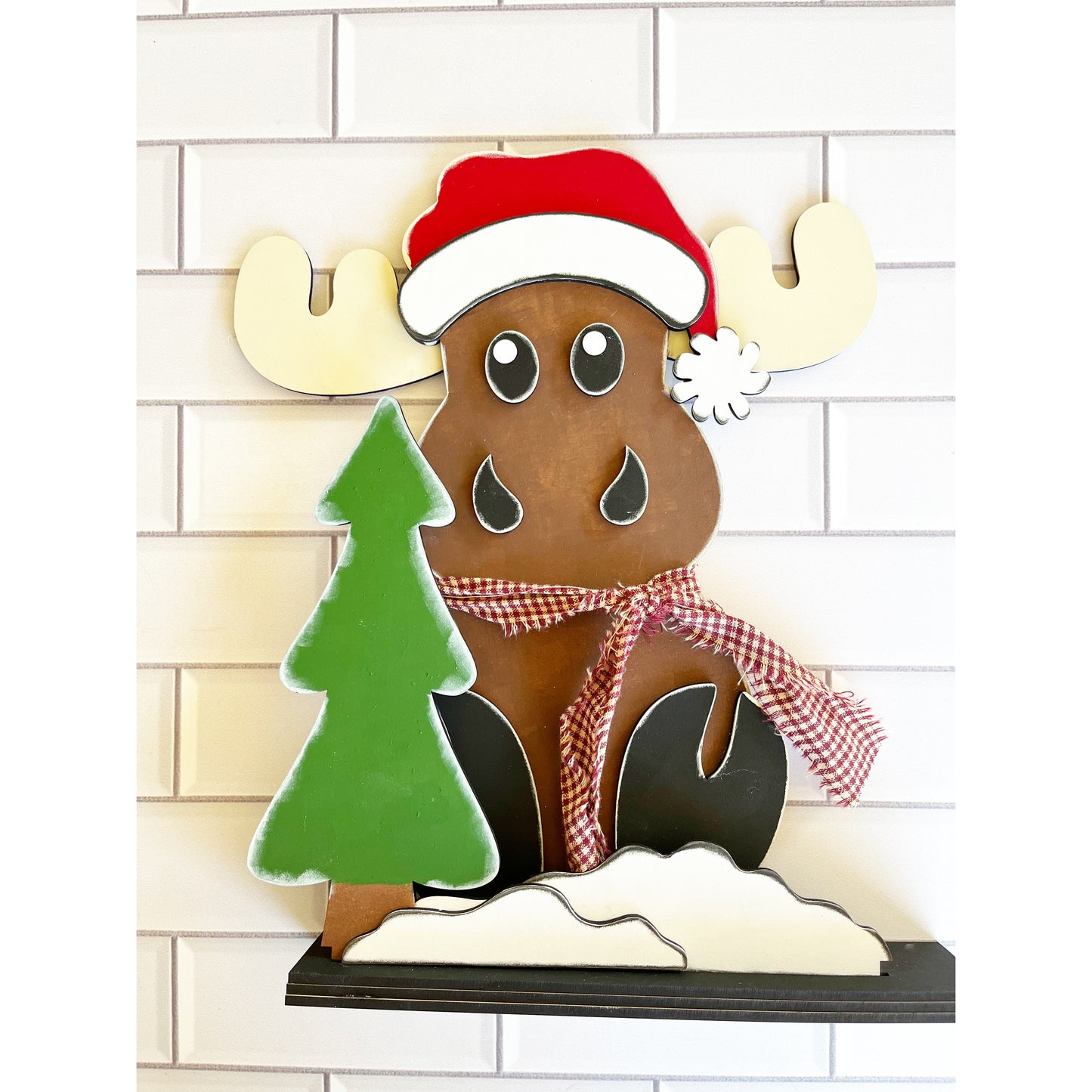 Christmas Moose Shelf Sitter