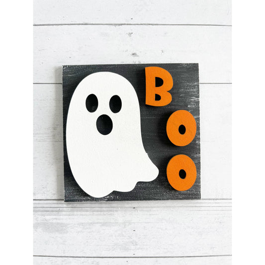 Boo Ghost Ladder Tile