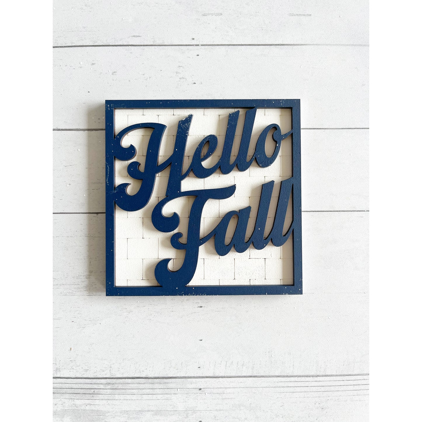 Hello Fall Ladder Tile