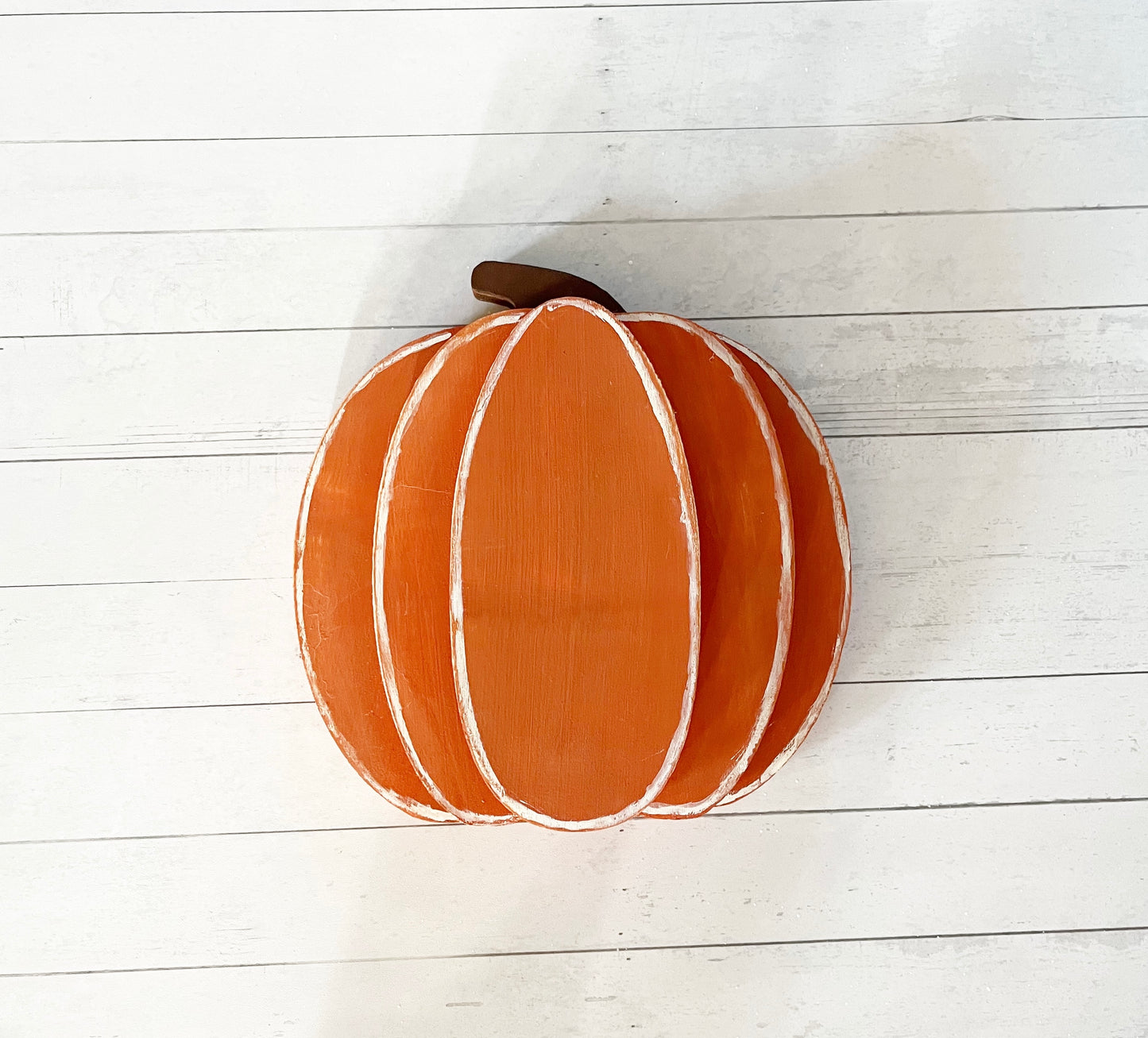 Layered Pumpkin Shelf Sitter