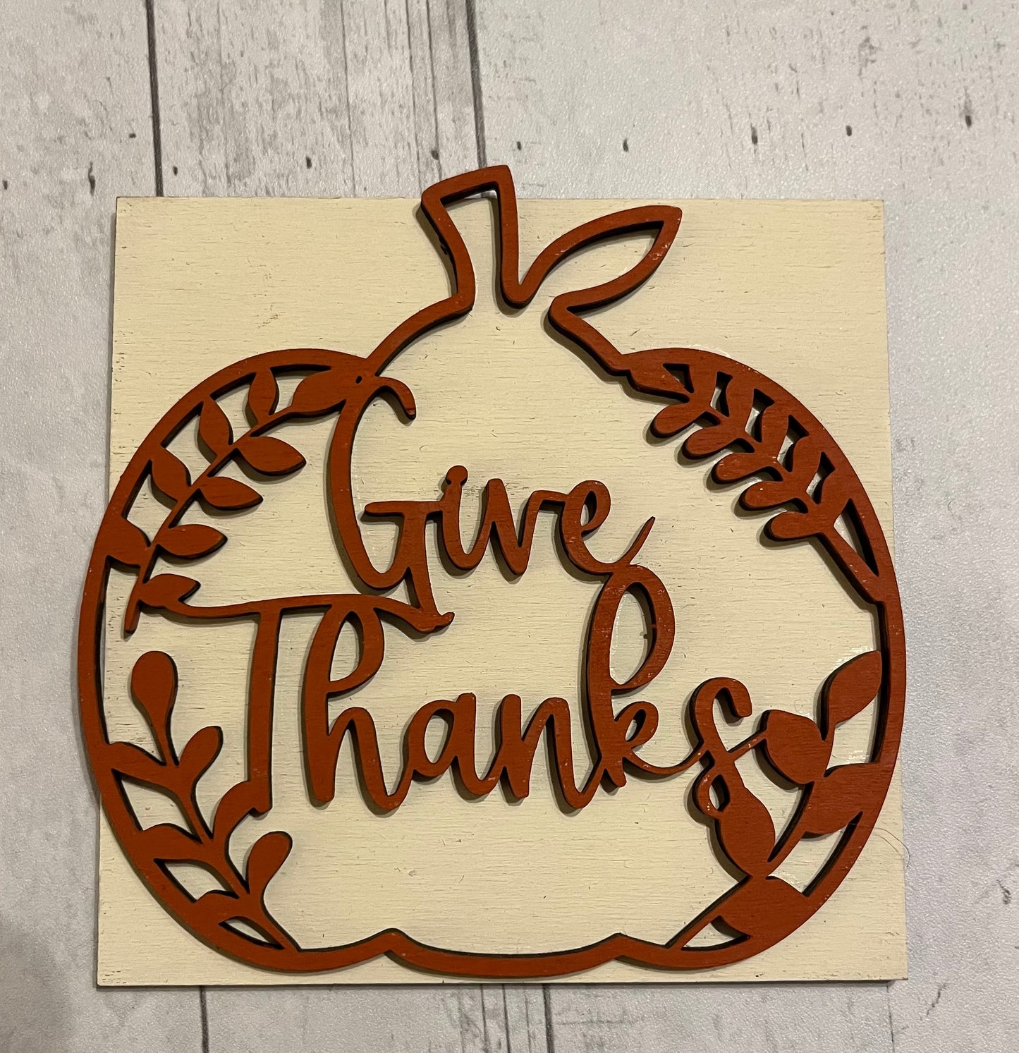 Give Thanks Ladder Tile