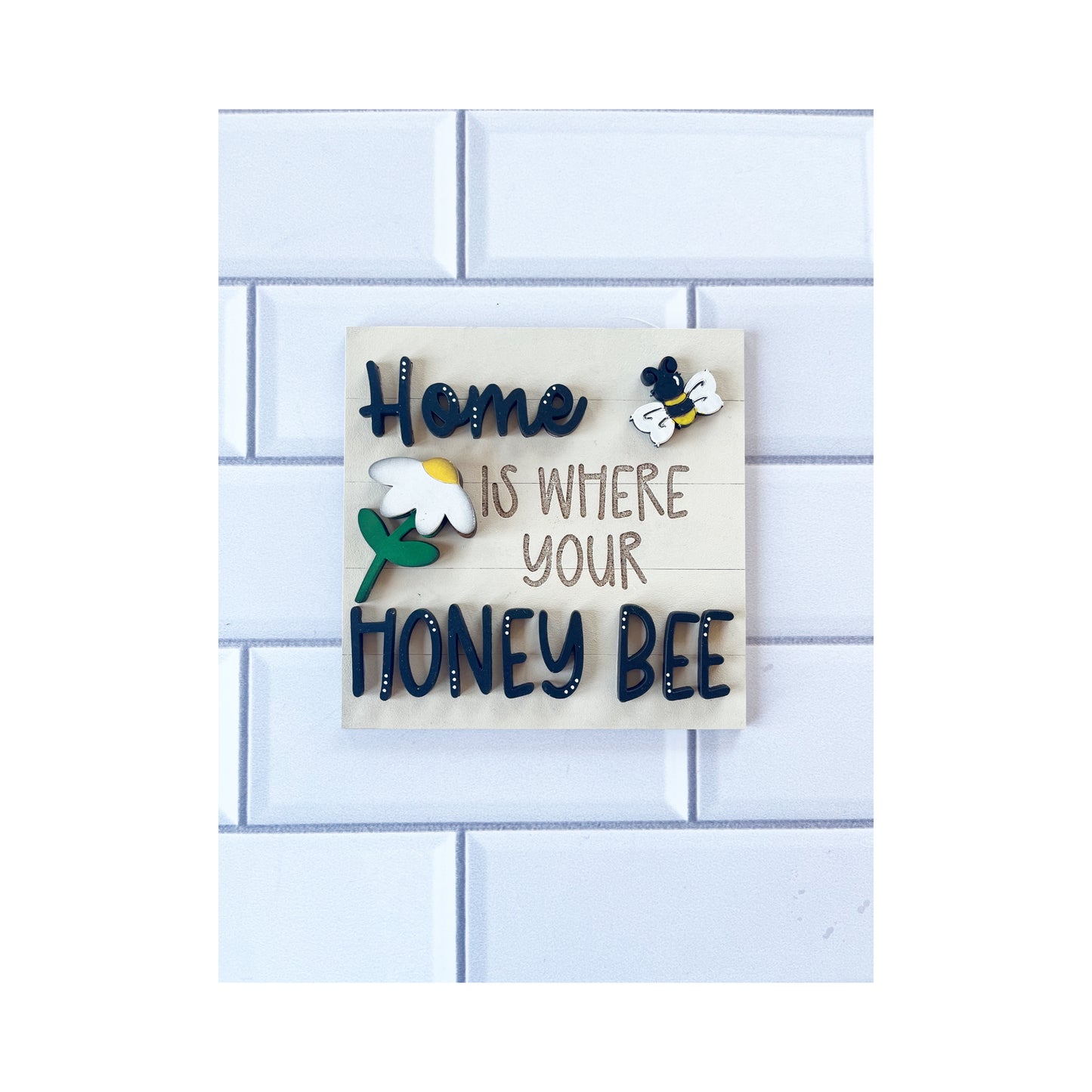 Home Honey Bee Ladder Tile