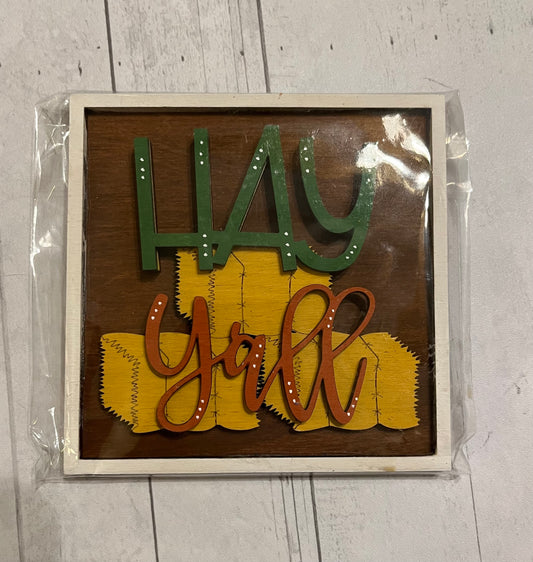 Hay Y'all Ladder Tile