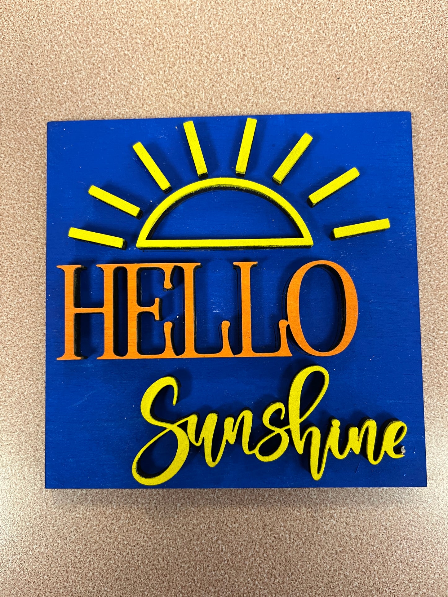 Hello Sunshine Ladder Tile