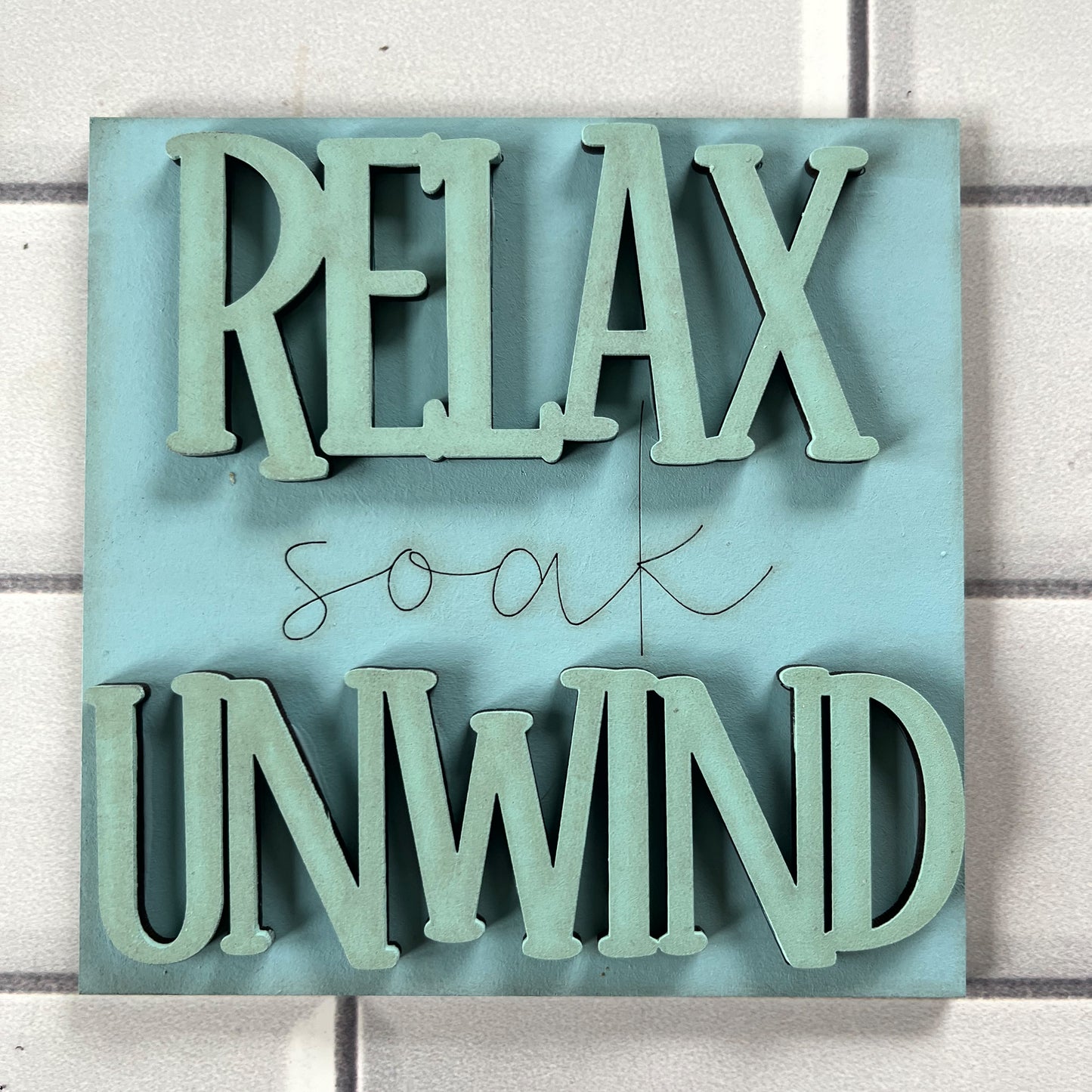 Relax Unwind Ladder Tile