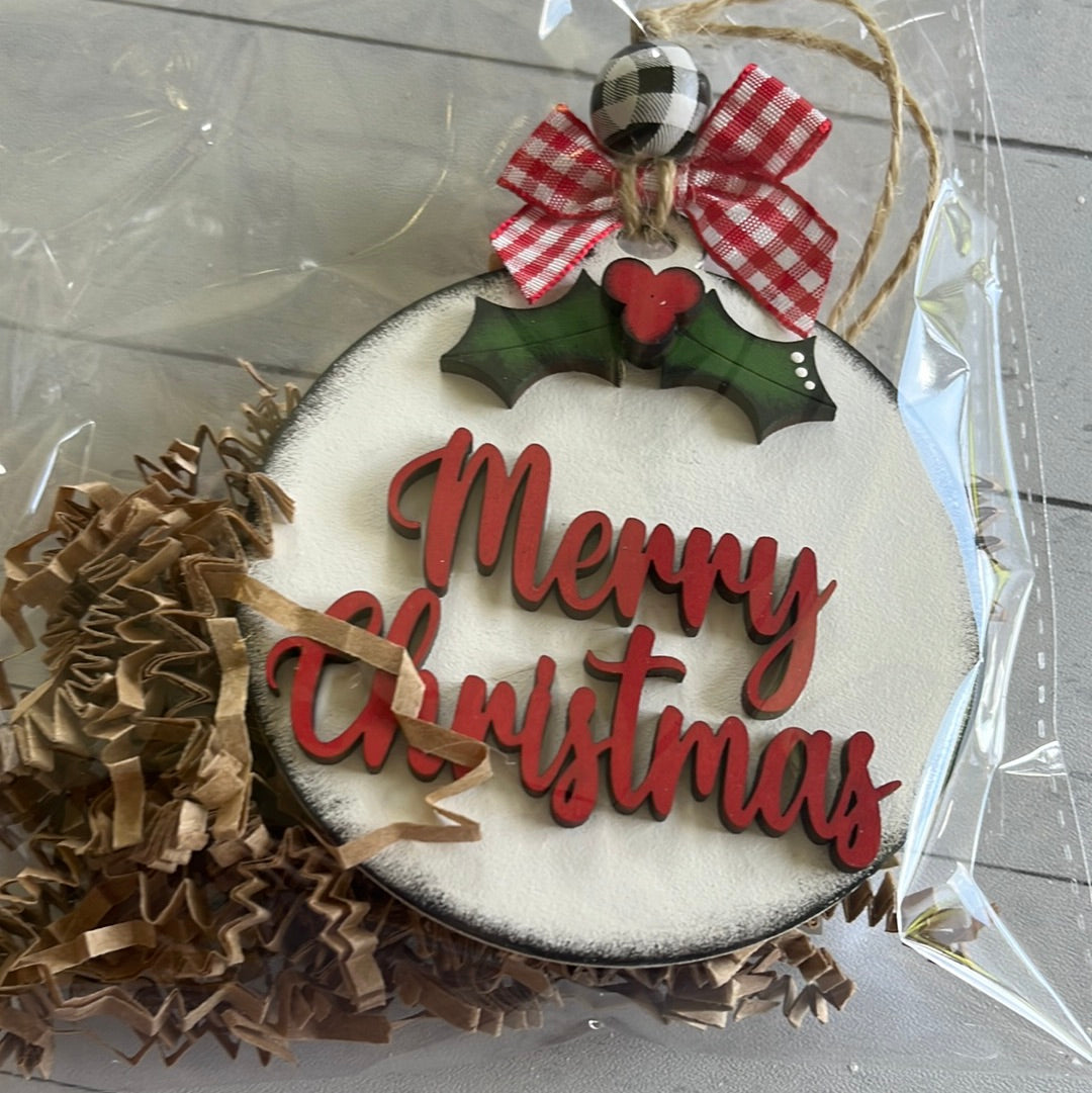 Merry Christmas Ornament
