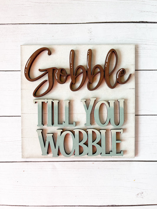 Gobble Till Wobble Ladder Tile