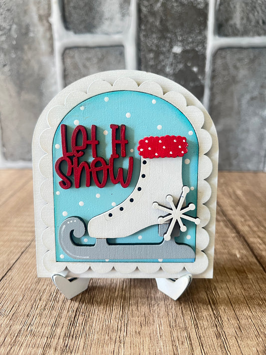 Ice Skate Mini Arch Insert