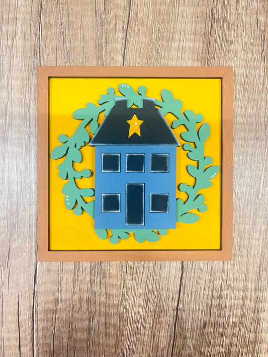 Salt Box House Ladder Tile