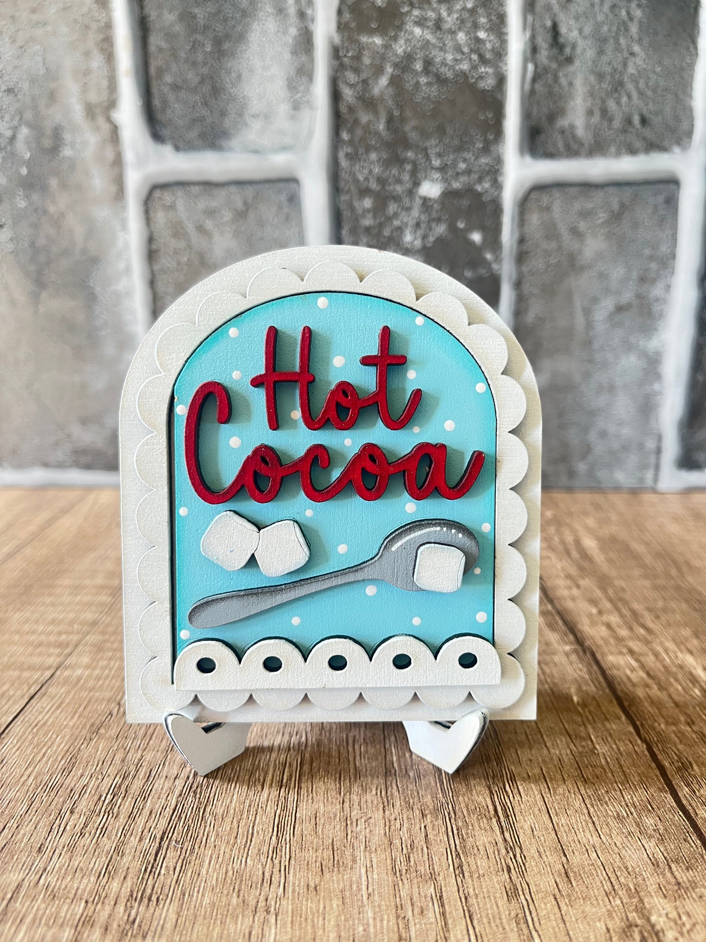 Hot Cocoa Mini Arch Insert