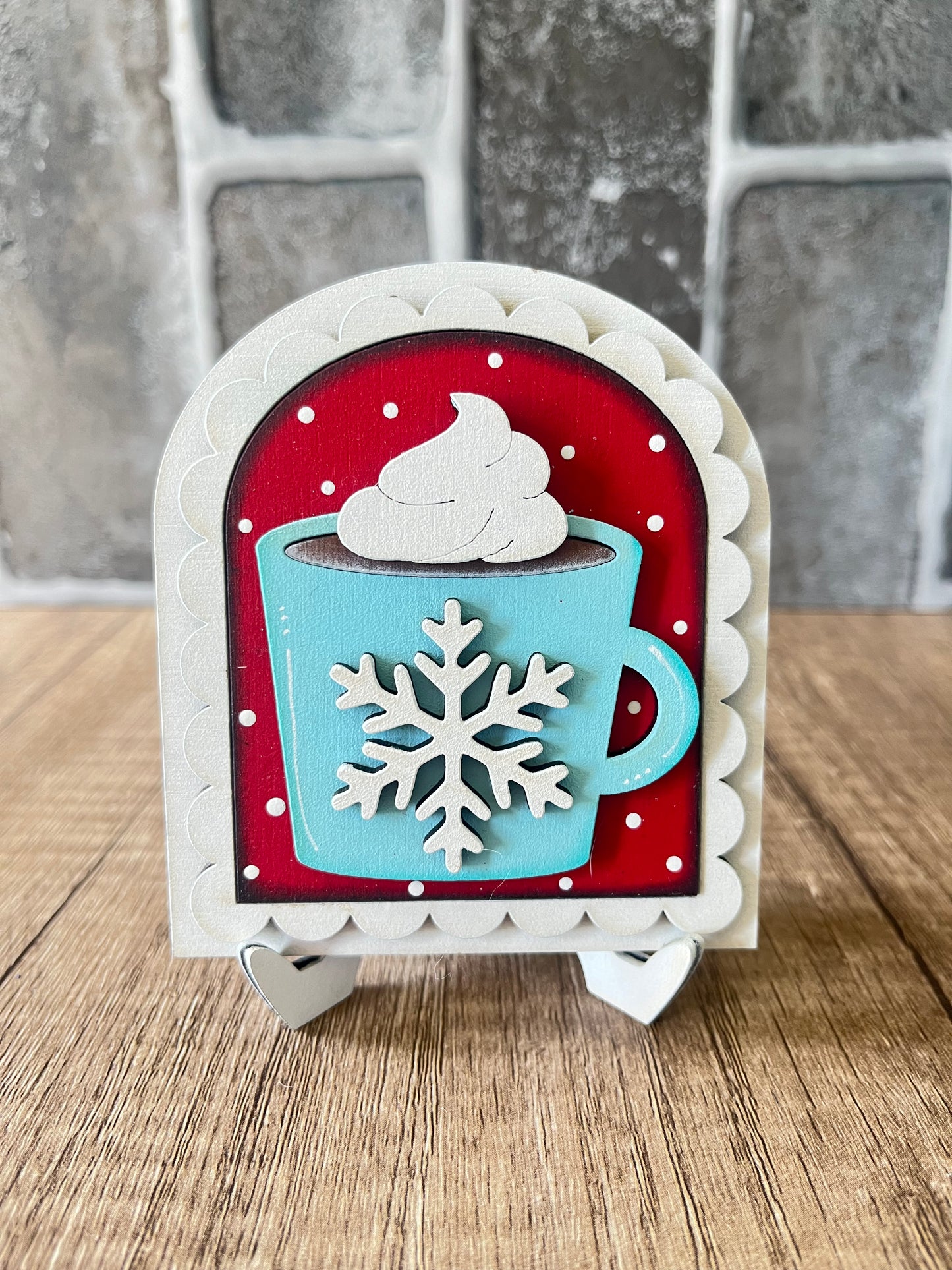 Hot Cocoa Mug Mini Arch Insert