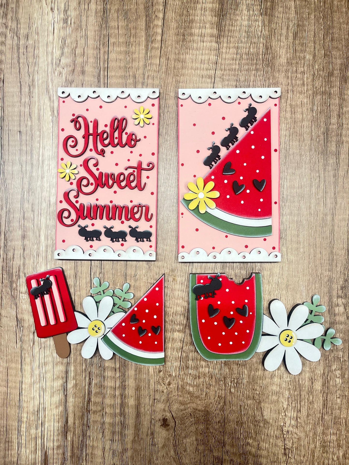 Watermelon Large Cottage Cabinet Insert