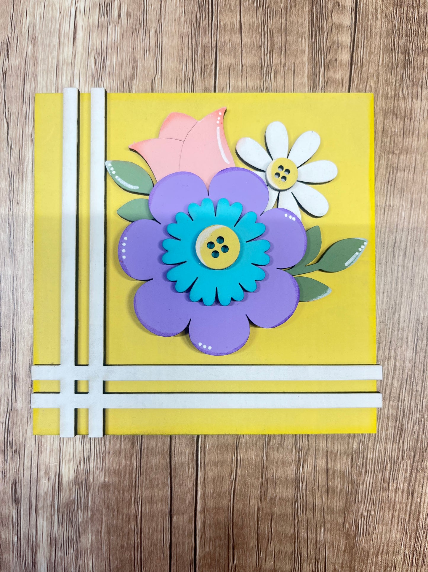 Spring Flower Ladder Tile