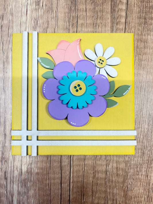 Spring Flower Ladder Tile