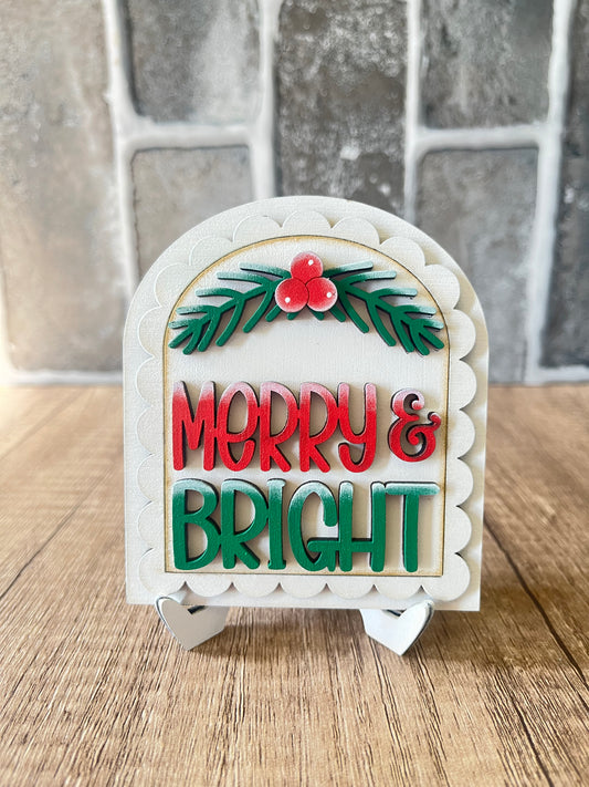 Merry Bright Mini Arch Insert