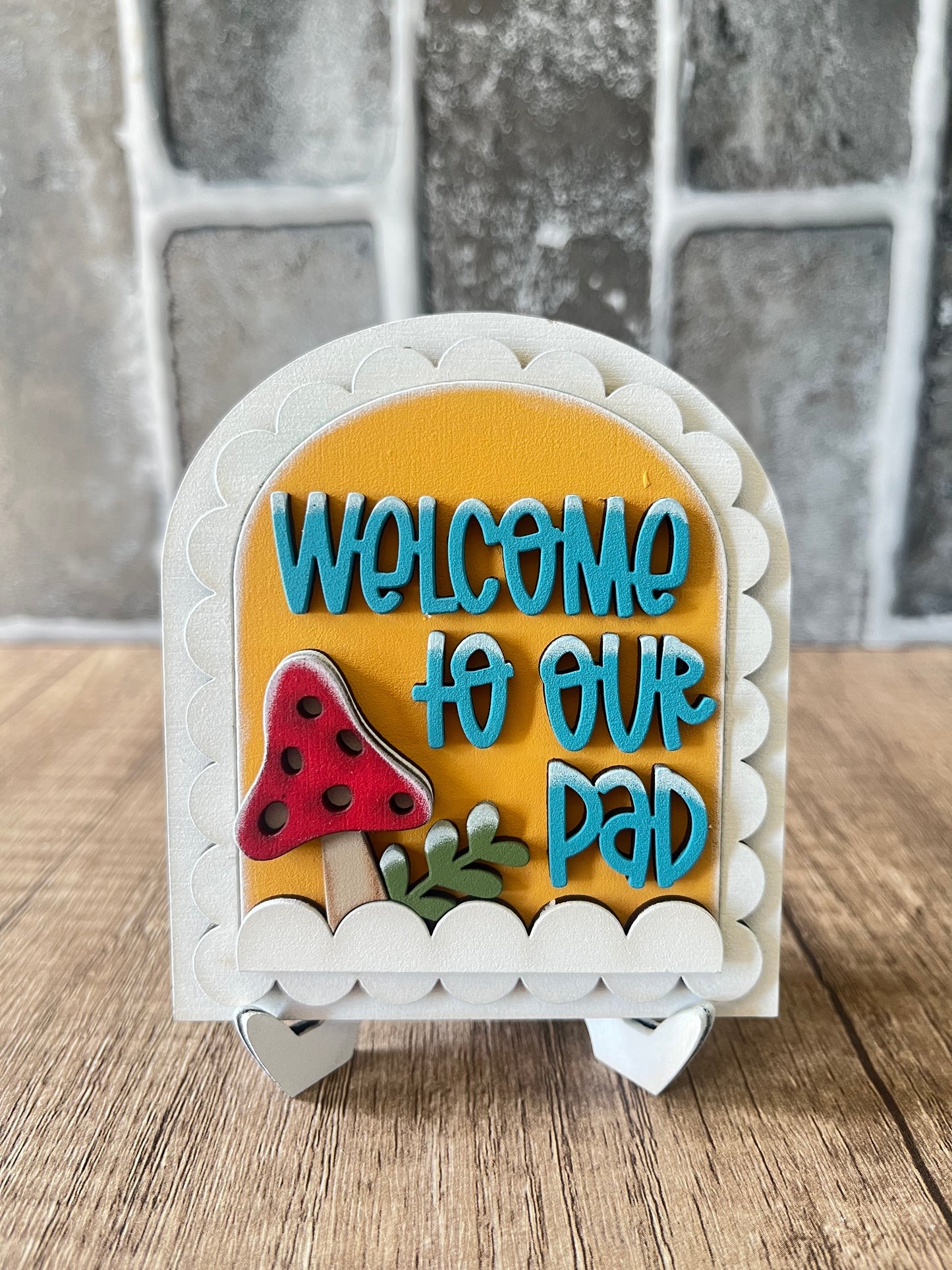Welcome Pad Mini Arch Insert