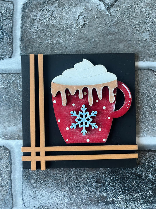 Hot Cocoa Cup Ladder Tile