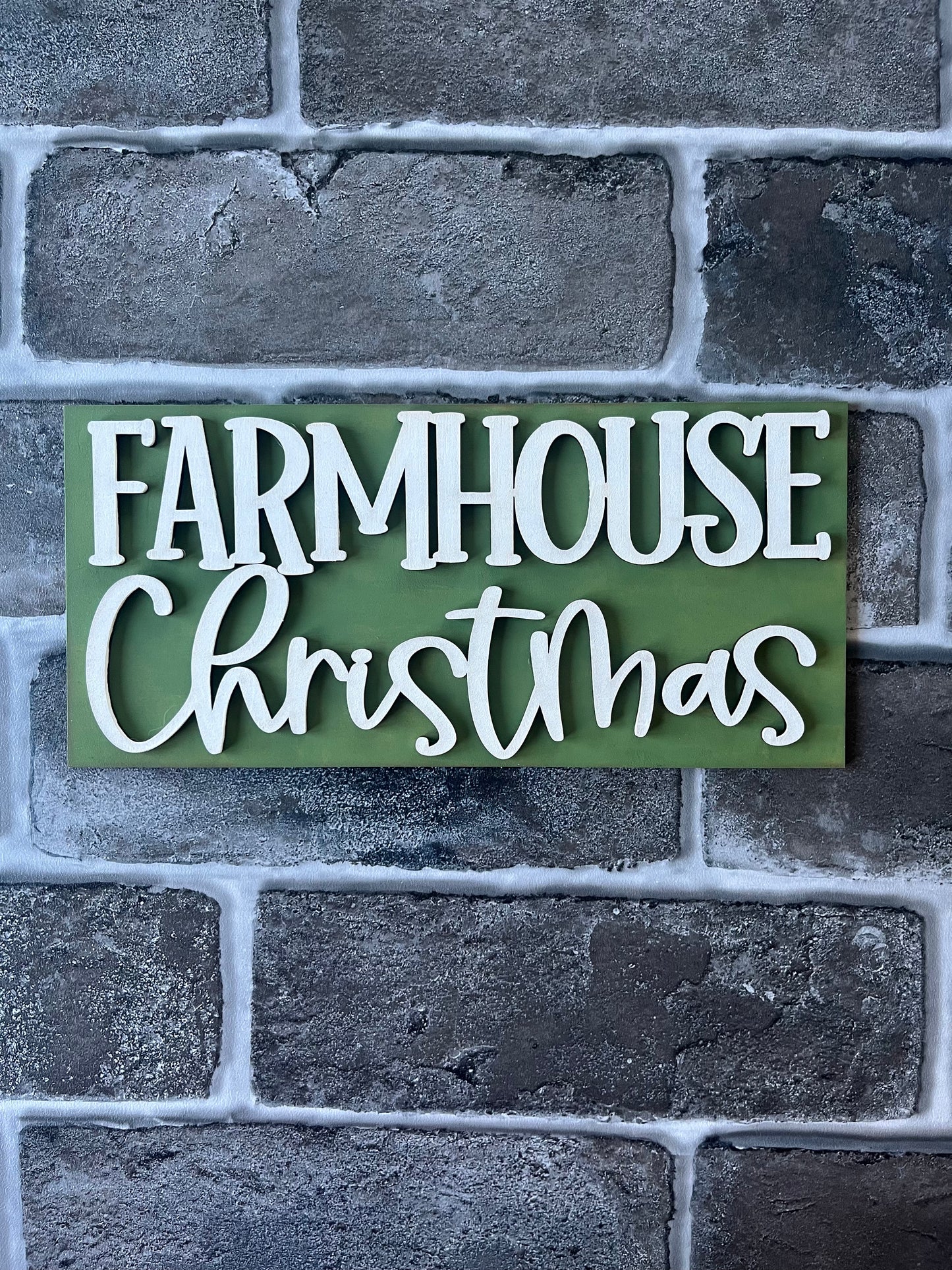 Farmhouse Christmas Sign
