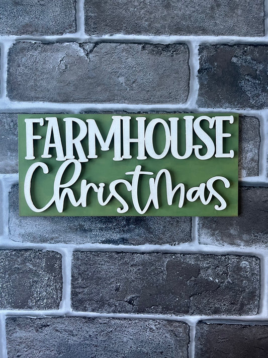 Farmhouse Christmas Sign