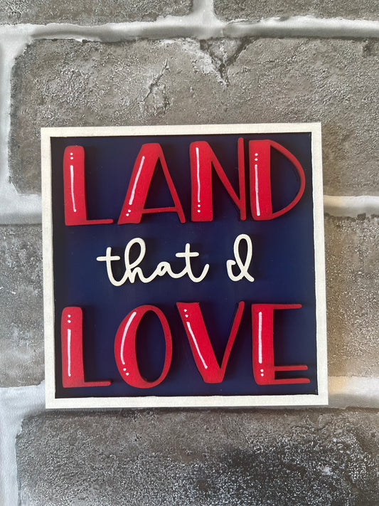 Land that I Love Ladder Tile