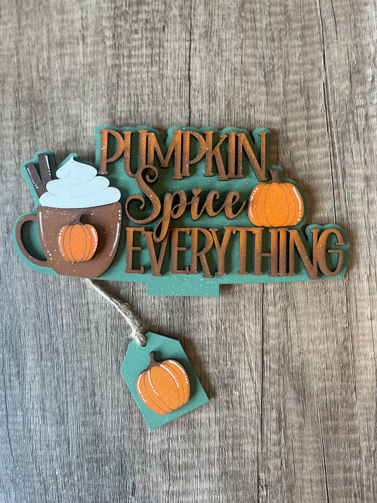 Pumpkin Spice Everything Basket Insert