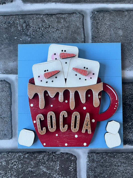 Marshmallow Cocoa Cup Ladder Tile