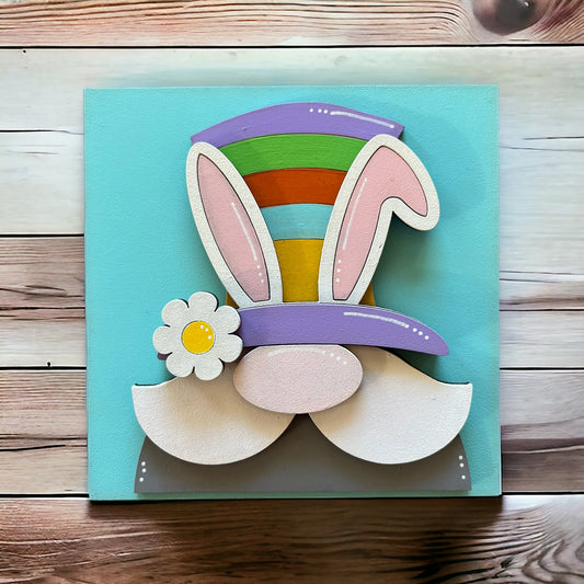 Easter Bunny Gnome Ladder Tile Easter Tile