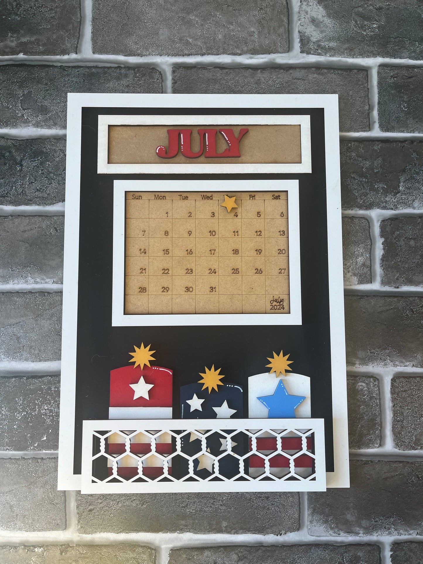Regular Monthly Calendar