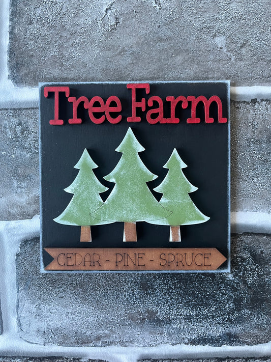 Tree Farm Ladder Tile