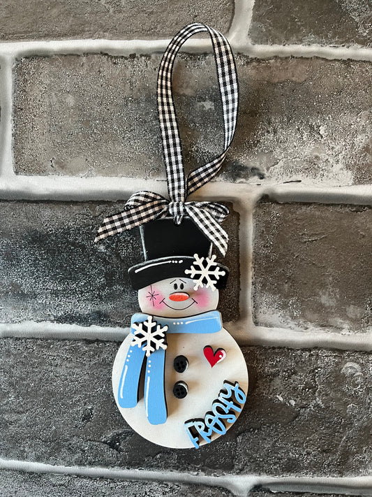 Frosty Snowman Ornament