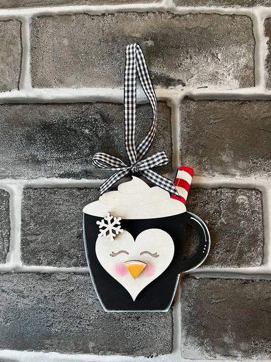 Penguin Cocoa Cup Ornament