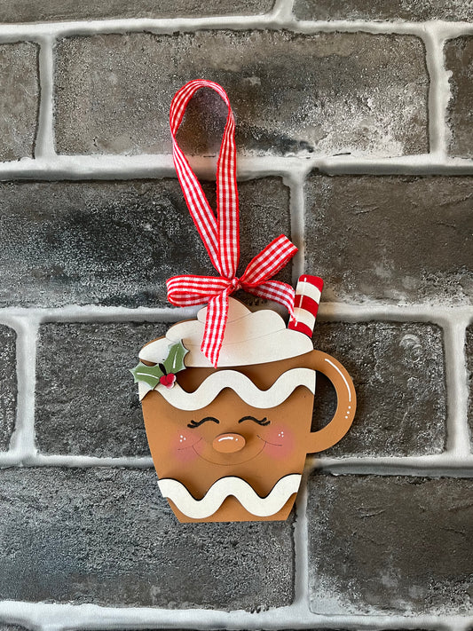 Gingerbread Cocoa Cup Ornament