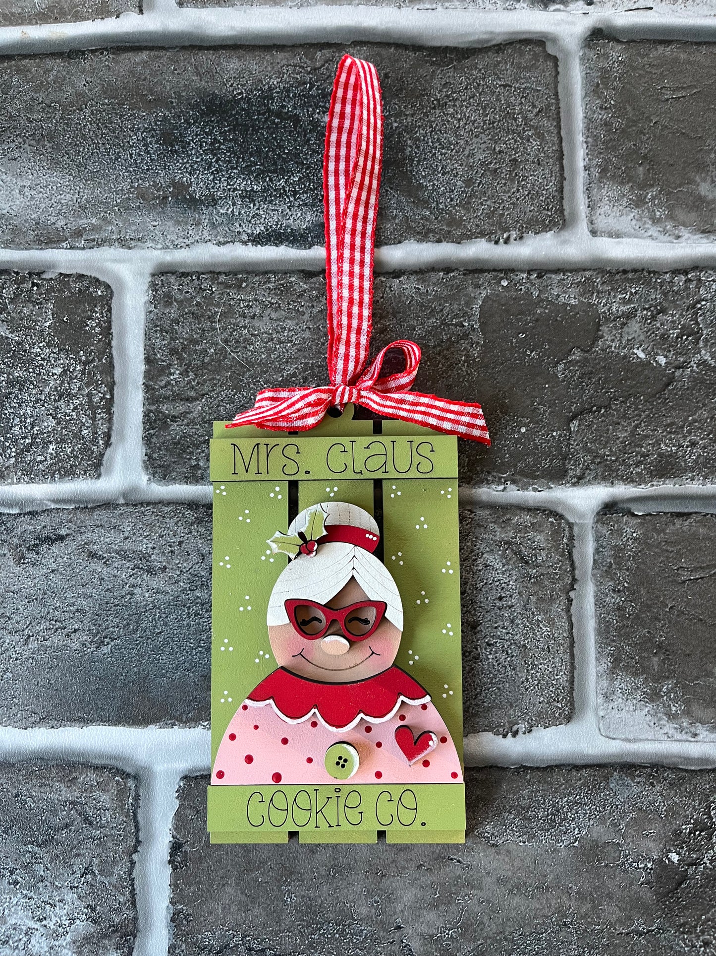 Mrs. Claus Cookie Ornament
