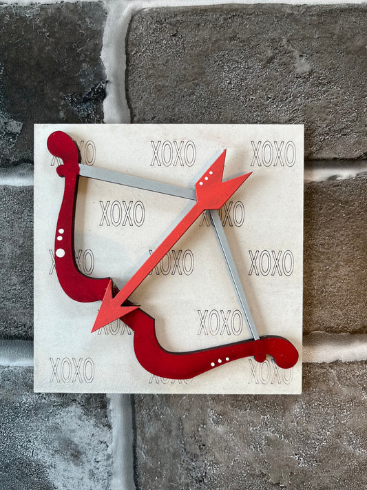 Bow Arrow Valentine's Ladder Tile