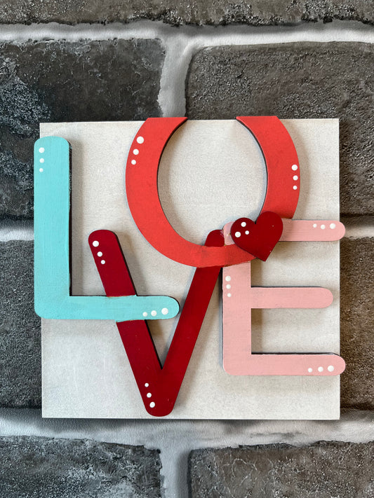Love Valentine's Ladder Tile