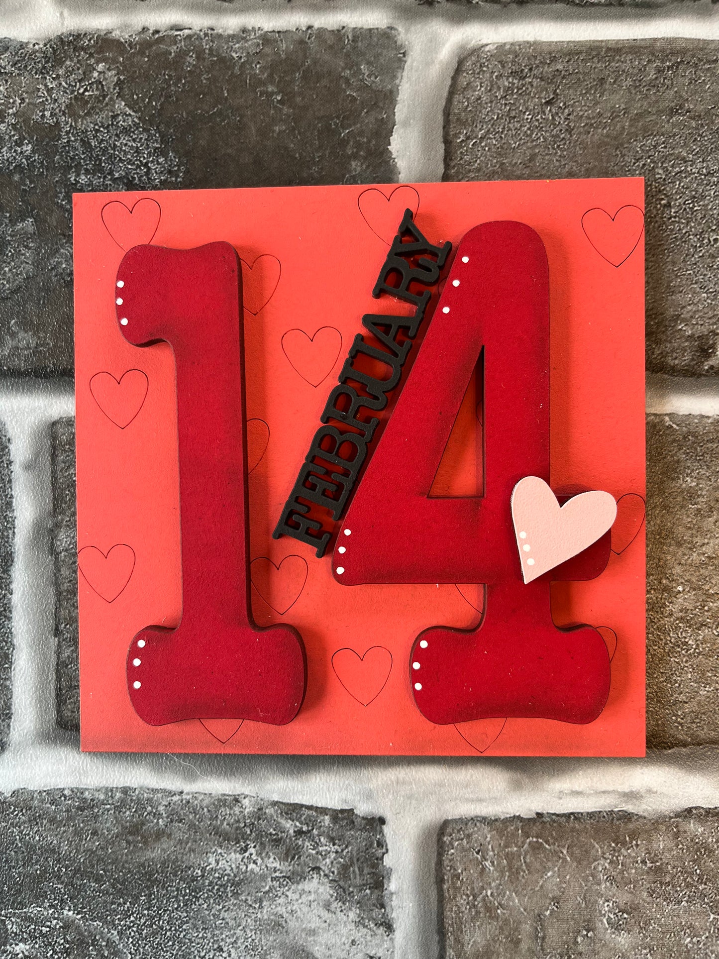 February 14 Valentine's Ladder Tile