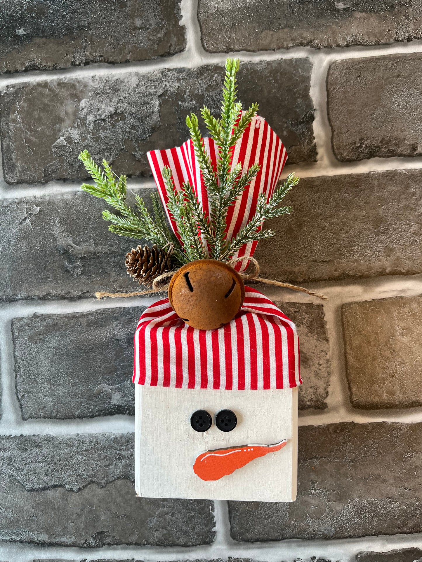 Snowman Block Shelf Sitter