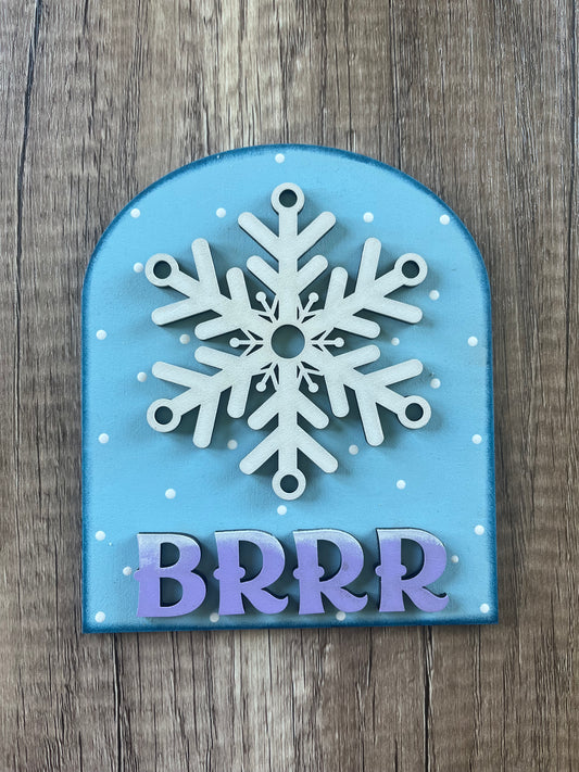 Brrr Snowflake Small Arch Insert