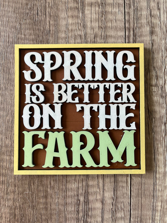 Spring Better Farm Ladder Tile