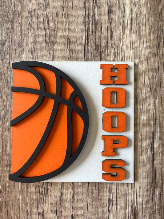 Hoops Basketball Ladder Tile