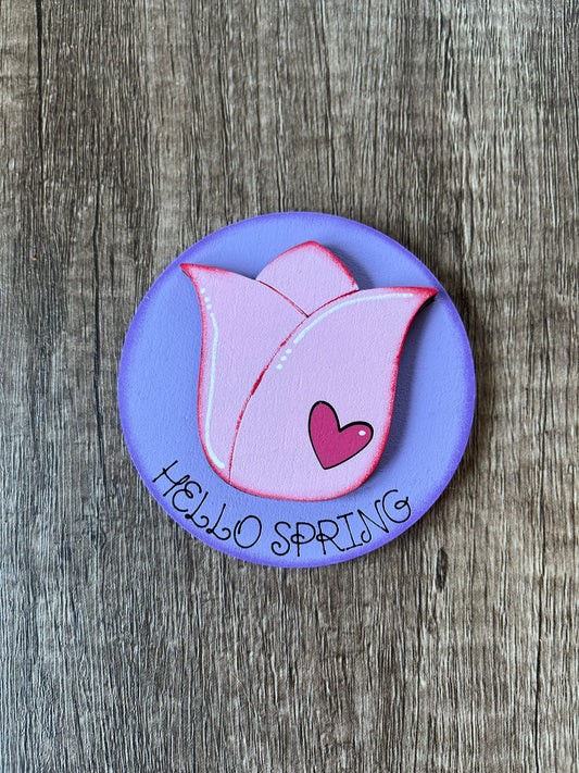 Hello Spring Flower Seasonal Round
