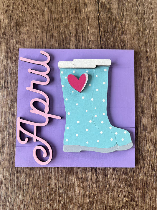 April Boots Ladder Tile
