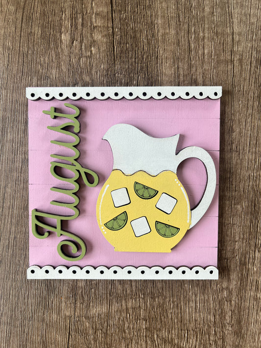 August Lemonade Ladder Tile